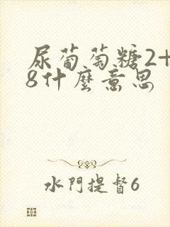 尿葡萄糖2+28什么意思