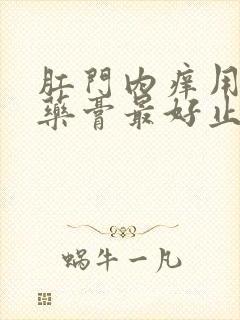 肛门内痒用什么药膏最好止痒