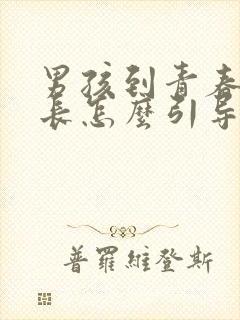 男孩到青春期家长怎么引导他性教育