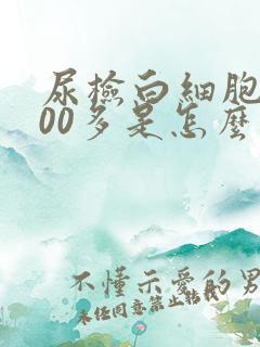 尿检白细胞3000多是怎么回事