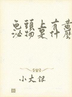 龟头上有黄色分泌物是什么