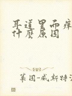 耳道里面痒痒是什么原因