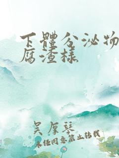 下体分泌物为豆腐渣样