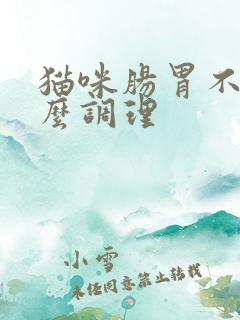 猫咪肠胃不好怎么调理