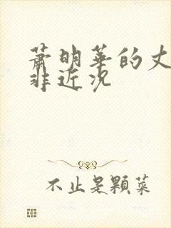 萧明华的丈夫于非近况