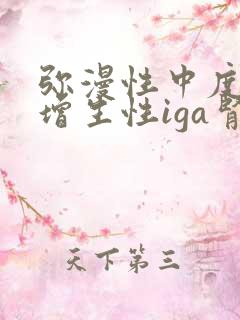 弥漫性中度系膜增生性iga肾病