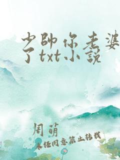少帅你老婆又跑了txt小说