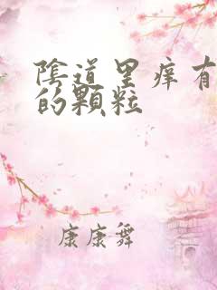 阴道里痒有白色的颗粒