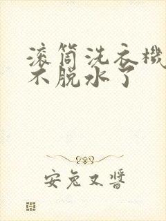 滚筒洗衣机怎么不脱水了