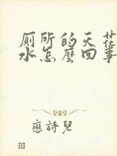 厕所的天花板漏水怎么回事