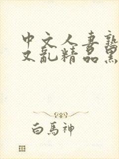 中文人妻熟女乱又乱精品黑人