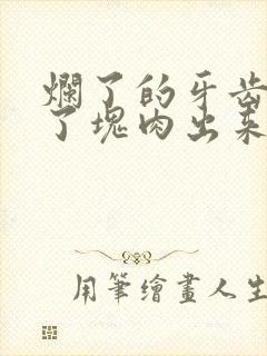 烂了的牙齿里长了块肉出来