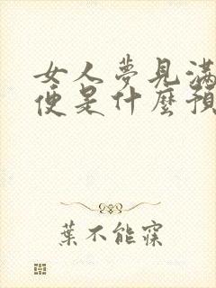 女人梦见满地大便是什么预兆