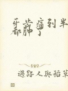 牙齿痛到半边脸都肿了