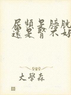 尿频是膀胱不好还是肾不好