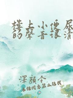 楼上小便尿马桶的声音很清楚