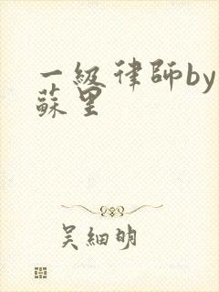 一级律师by木苏里