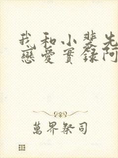 我和小裴先生的恋爱实录阿九0921