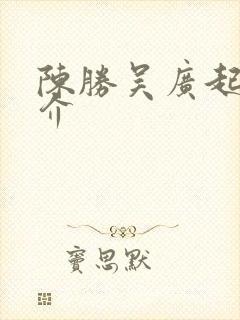 陈胜吴广起义简介