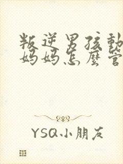 叛逆男孩动手打妈妈怎么管教