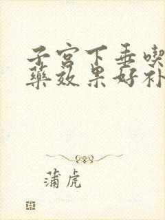 子宫下垂吃什么药效果好补中益气丸