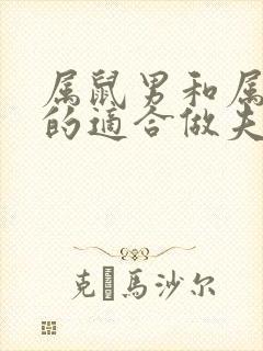 属鼠男和属蛇女的适合做夫妻吗