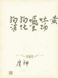 狗狗呕吐黄色未消化食物