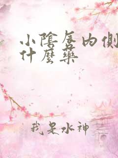 小阴唇内侧痒涂什么药