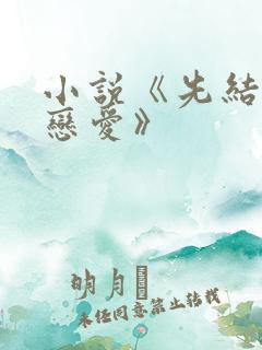 小说《先结婚再恋爱》