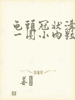 龟头冠状沟里长一圈小肉粒