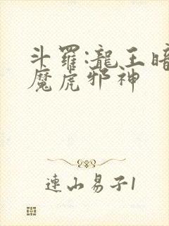 斗罗:龙王暗黑魔虎邪神