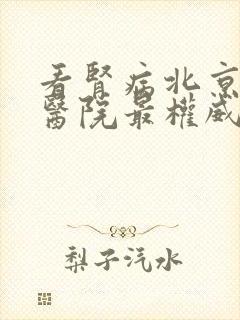 看肾病北京哪家医院最权威