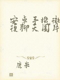 安卓手机微信恢复聊天图片