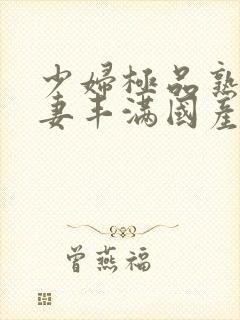 少妇极品熟妇人妻丰满国产精品人妻