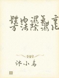 体内湿气重哪些方法除湿比较有效