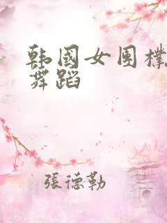 韩国女团朴恩率舞蹈