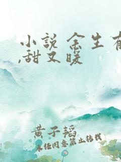 小说 余生有你,甜又暖