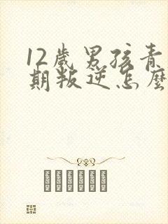 12岁男孩青春期叛逆怎么办