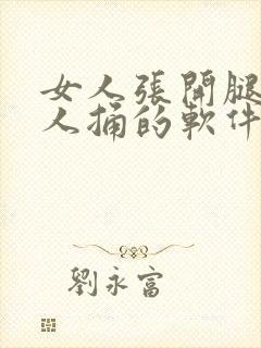 女人张开腿让男人捅的软件