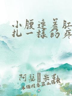 小腹连着肛门针扎一样的疼怎么了