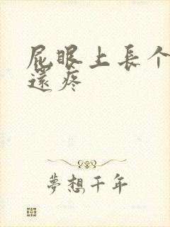 屁眼上长个疙瘩还疼