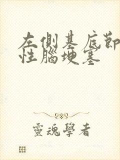 左侧基底节腔隙性脑埂塞