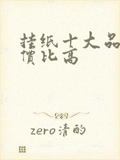 挂纸十大品牌性价比高