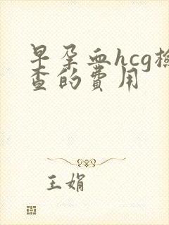 早孕血hcg检查的费用