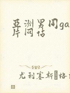 亚洲男同gay片网站