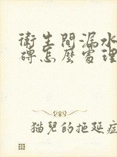 卫生间漏水不砸砖怎么处理及维修价格