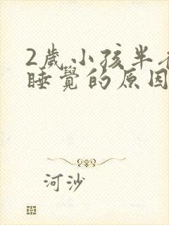 2岁小孩半夜不睡觉的原因