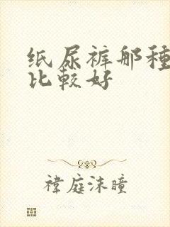 纸尿裤那种牌子比较好