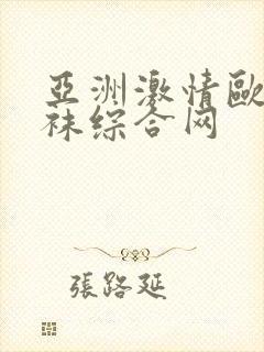 亚洲激情欧美丝袜综合网