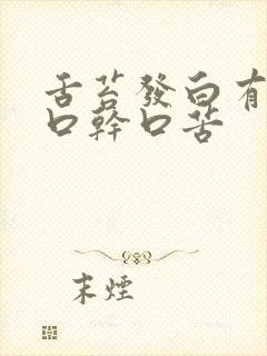 舌苔发白有齿痕口干口苦